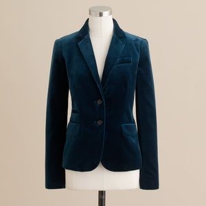 J.Crew velvet blazer